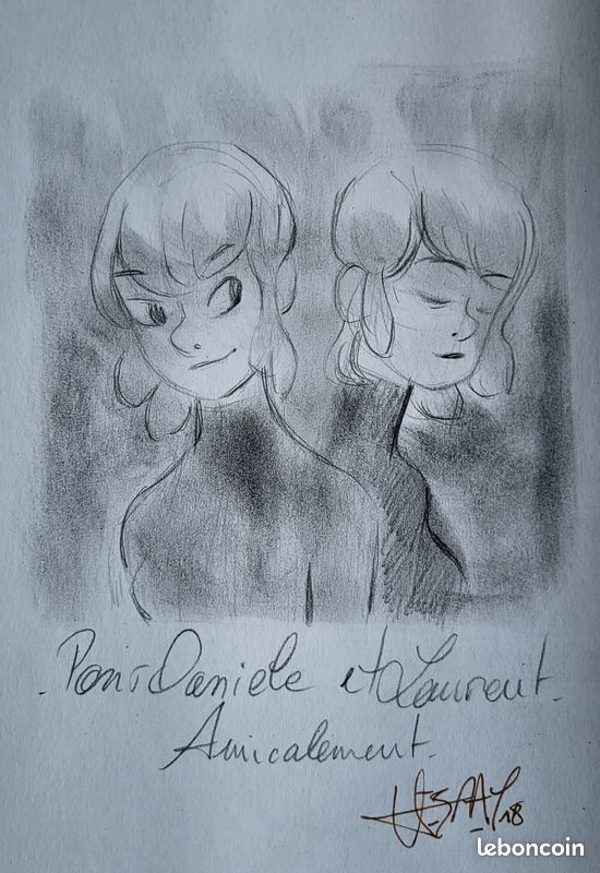 Dedicace valerie vernay - rose - tome 1 - lapiere (image 1)