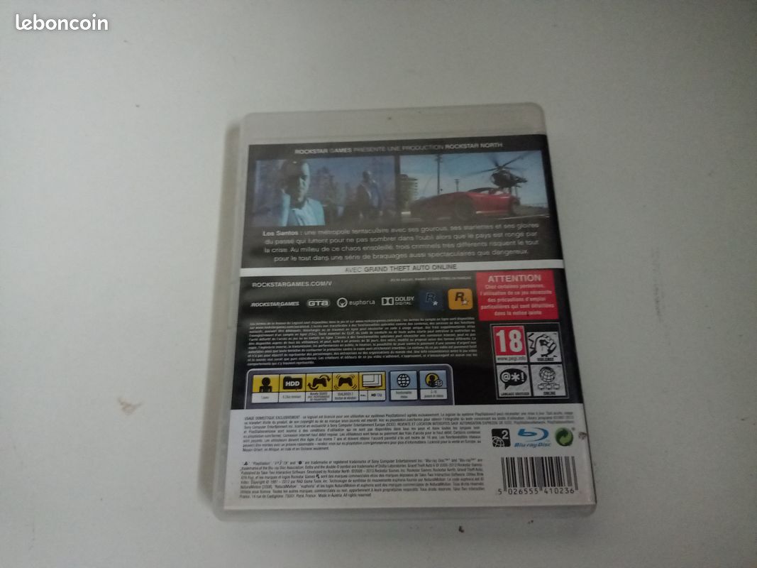 Jeu vidéo PS3 grand theft auto (image 3)