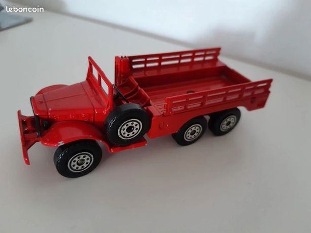 Camion Militaire Dodge 6x6 Transport De Troupes, France-Jouets, Années 60, Métal, Occasion