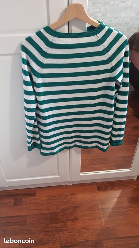 Pull Benetton Bleu - Taille XS | État Comme Neuf | Marque Italienne | Parfait Pour Adolescent