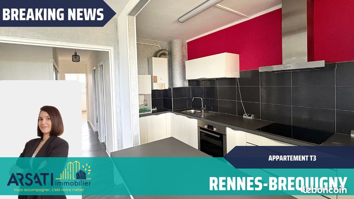 Appartement 3 pièces 54 m² · à Rennes · 54 m² · 900 €