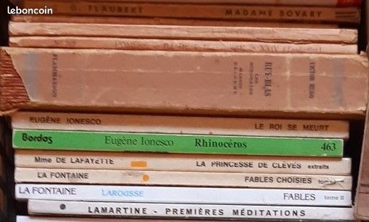 Auteurs CLASSIQUES de F (Flaubert) à L (Lamartine) - LH94 (image 2)