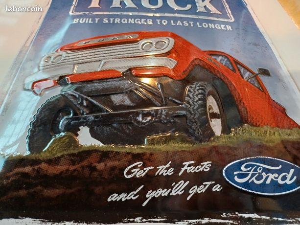 Plaque Métal Publicitaire Ford – Freedom Truck, 30x40cm, Neuve