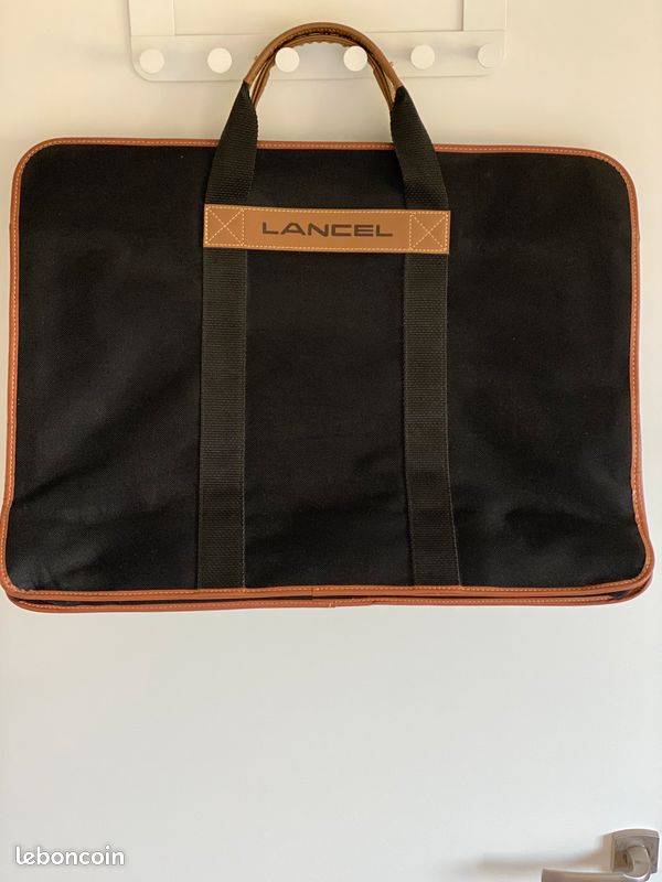 Sac de voyage lancel toile noire Accessoires Bagagerie