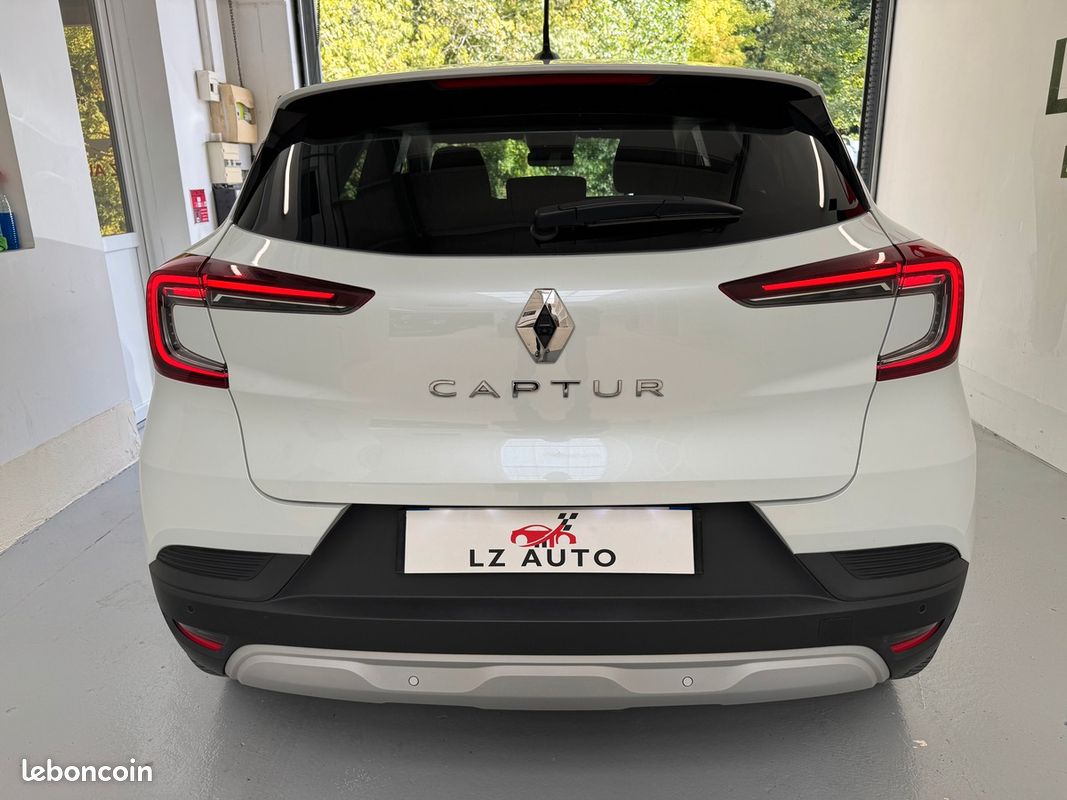 RENAULT Captur TCE 90ch BVM6 Evolution Blanc Nacré *Prix HORS TAXE Affiché* Export 2024 (image 5)