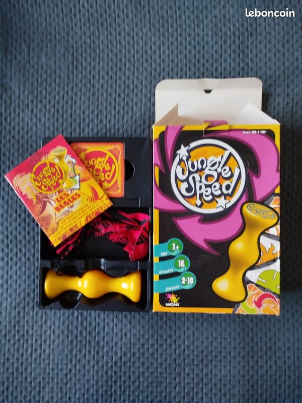 Jeu De Société Jungle Speed - Occasion | Jeu De Cartes Rapide Asmodee | À Partir De 7 Ans, 2 Joueurs Min