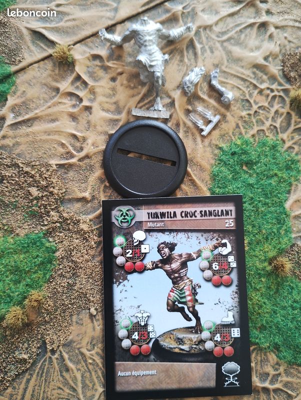 Figurine Tukwila croc-sanglant - faction Bamaka - jeu Eden the game (image 1)
