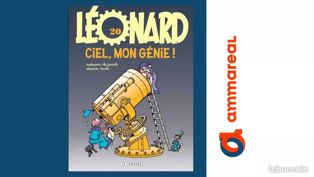Léonard - Tome 20 - Ciel, mon génie - De Groot et Turk (image 1)