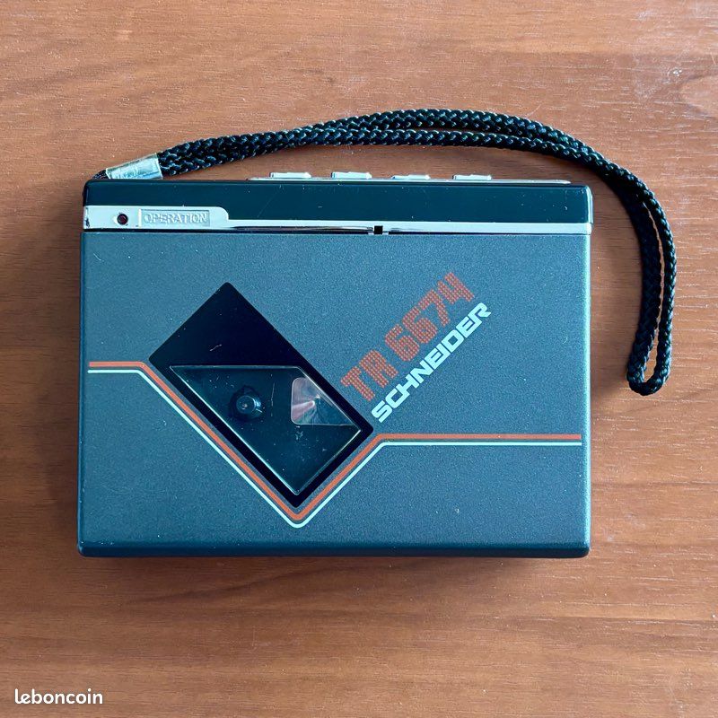 Baladeur Cassette Nostalgique Enregistré Sur L'ancien équipement
