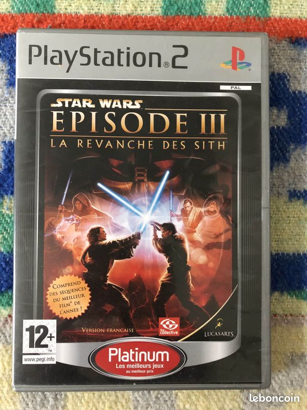 Jeu Star Wars Episode III : La Revanche Des Sith PS2 | Version Française | Très Bon État