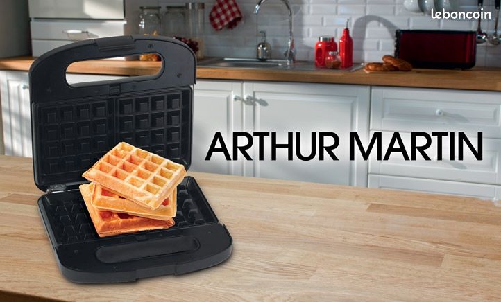 Appareil multifonctions Arthur Martin croques monsieur, gaufres et paninis neuf (image 1)