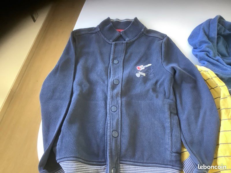 TEE shirt manches courtes, longues Sweat et gilet pression (image 2)