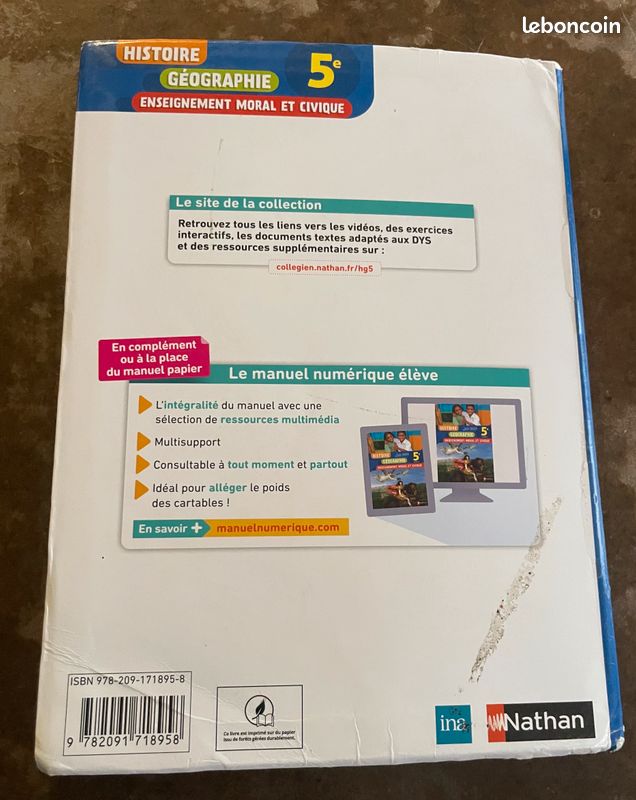 Livre d'histoire de 5e (image 2)