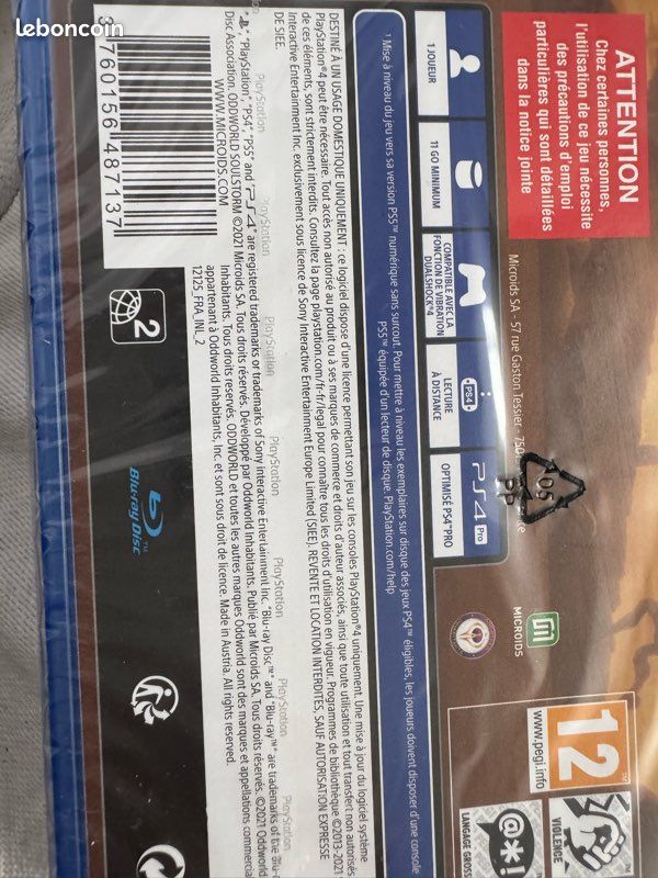 Oddworld Soulstorm PS4 (sous blister) (image 5)