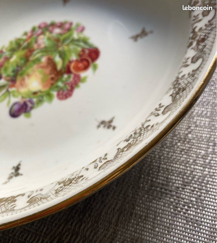 ANCIEN PLAT A Gratin Blanc Aluminite Frugier De Limoges France EUR 12