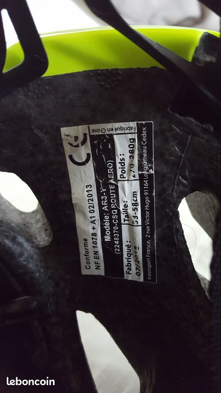 Casque vélo Nakamura noir et jaune (image 6)