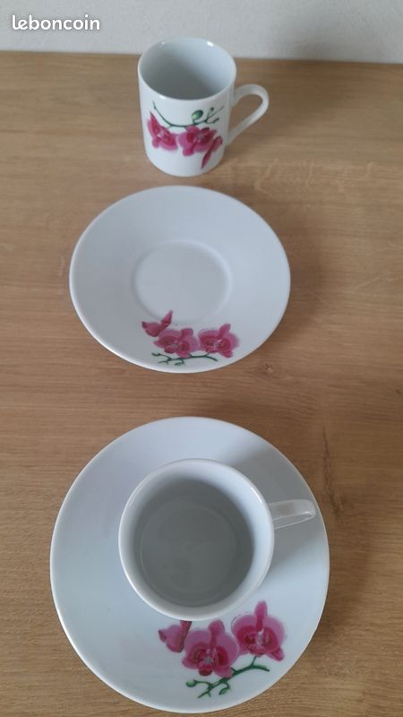 6 tasses orchidées (image 9)