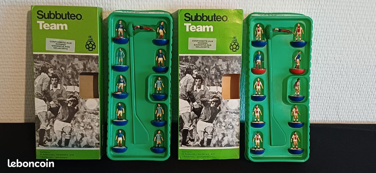 Lot Subbuteo Foot Ancien – Figurines Et Accessoires Vintage – Collection