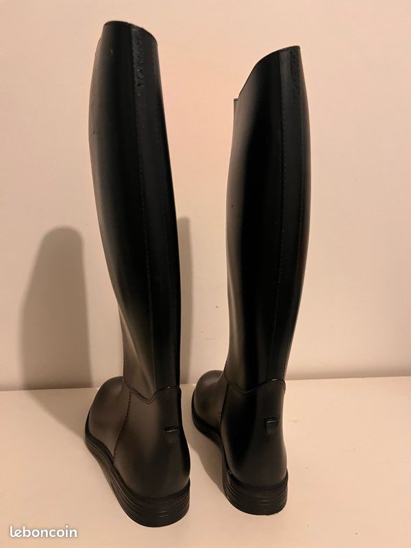 Bottes D'équitation Femme Essensole - Taille 4 (EU 37) - Noir - Imperméable - Très Bon état