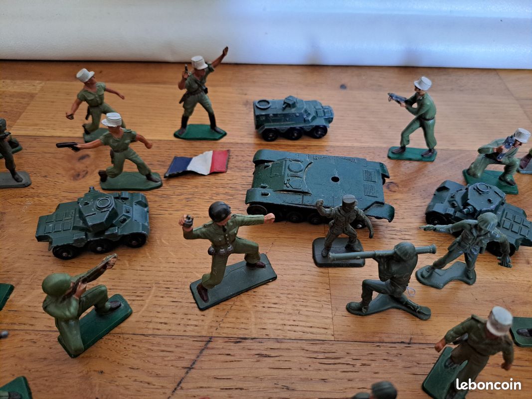 Lot De Soldats En Plomb – 1/32 (60mm) – Premier Empire Français – Fabrication France – Années 20