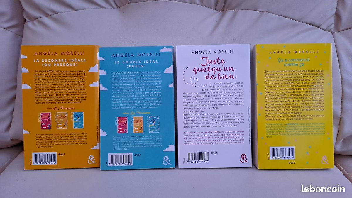 Lot 4 livres Angela Morelli (image 2)