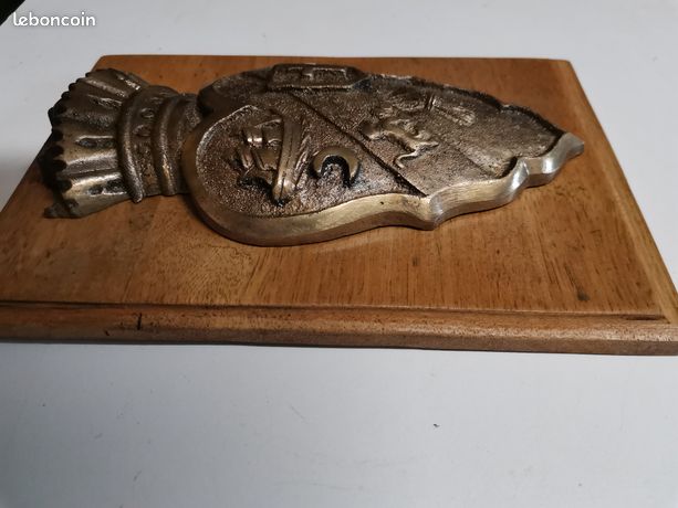 Tape De Bouche DUGUAY TROUIN - Marine - Bronze Sur Socle - Occasion Authentique