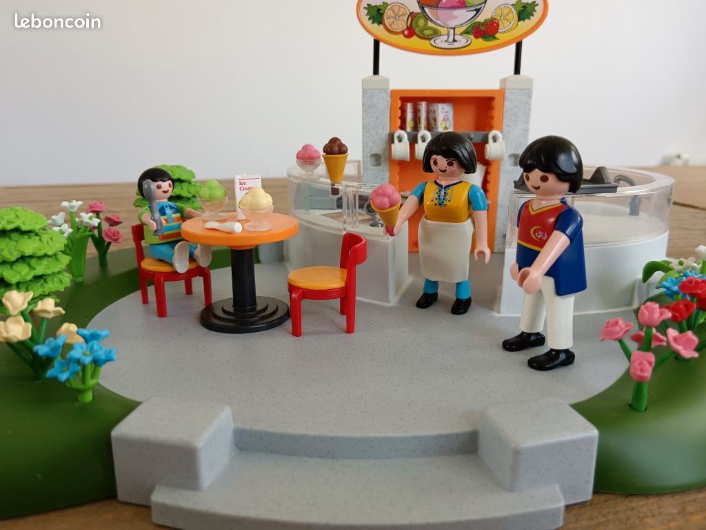 Manual de uso Playmobil set 4134 City Life Heladería