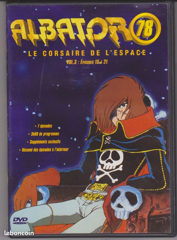 Dvd albator 78 le corsaire de l'espace volume 3 episodes 15-21 (image 1)