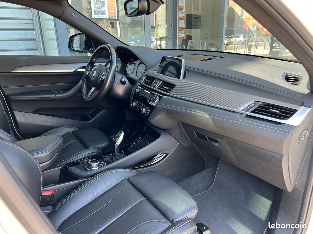 BMW X2 18i 140ch M-SPORT SDRIVE DKG7 - TOIT OUVR/HAYON ELEC/CARPLAY/LED AMBIANCE/CAMÉRA/CUIR (image 7)