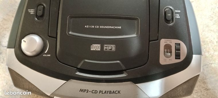 Poste Philips CD/Cassette/MP3 – Modèle AZ 787 – Bon état, Fonctionne Parfaitement