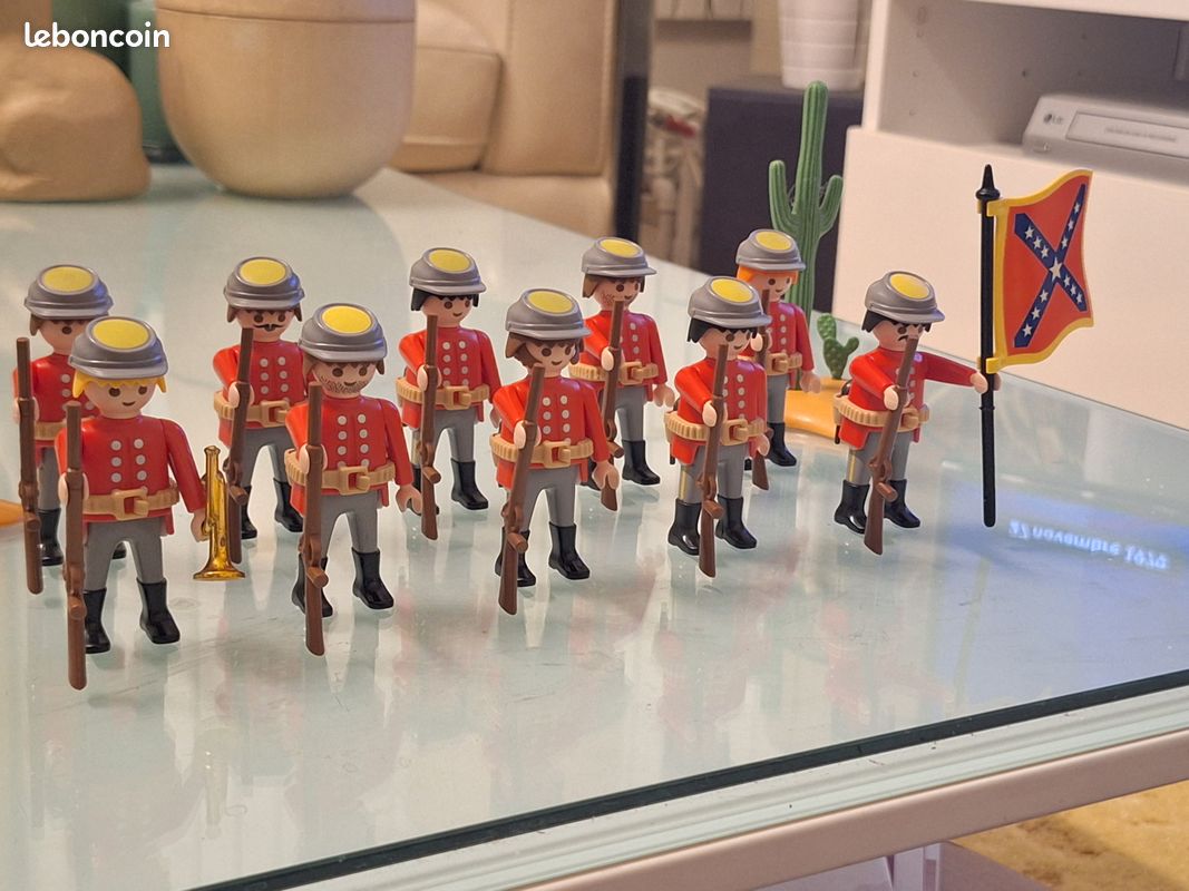 Playmobil Western Soldati 5° Reggimento Fanteria Florida Usato - Foto 1