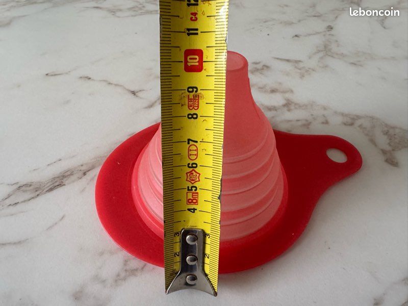 Entonnoir rouge rétractable Tupperware neuf (image 5)