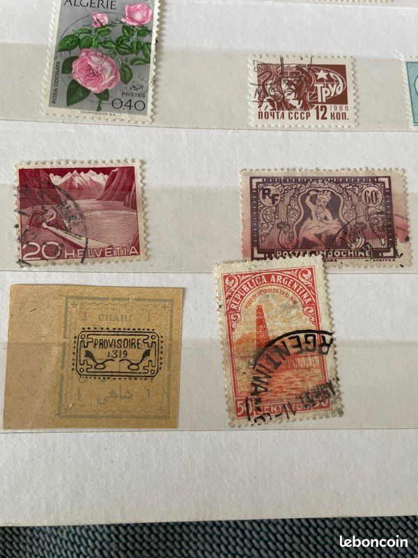 Lot timbres monde anciens et colonies – Indochine, Vietnam, Angola, Algérie, Europe (image 3)