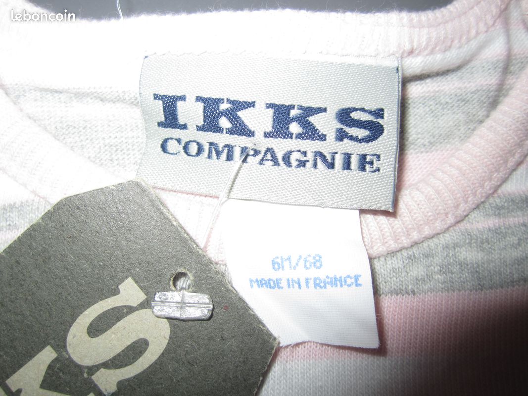 Tee shirt Ikks 6 mois neuf avec étiquette (image 3)