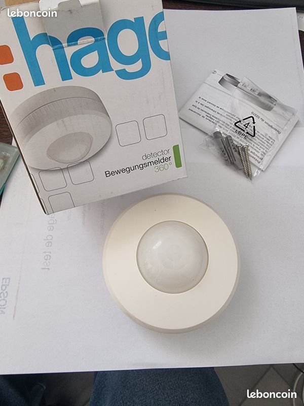 100% neuf plusieurs detecteur de mouvement hager ref 52370 100% neuf plusieurs detecteur de mouveme (image 1)
