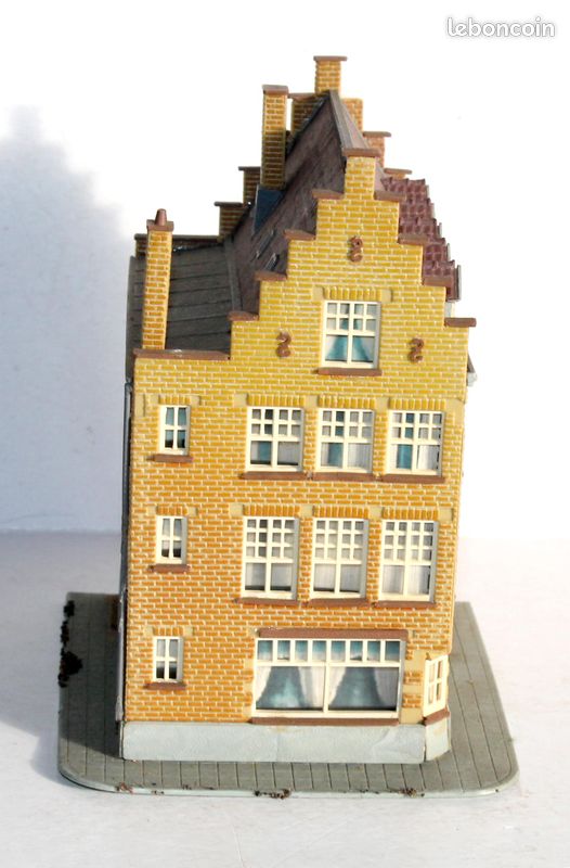 Maquette HO Hôtel-restaurant Vintage Faller/Kibri/Vollmer - Bon état, Bâtiment Type église Pour Réseau Train