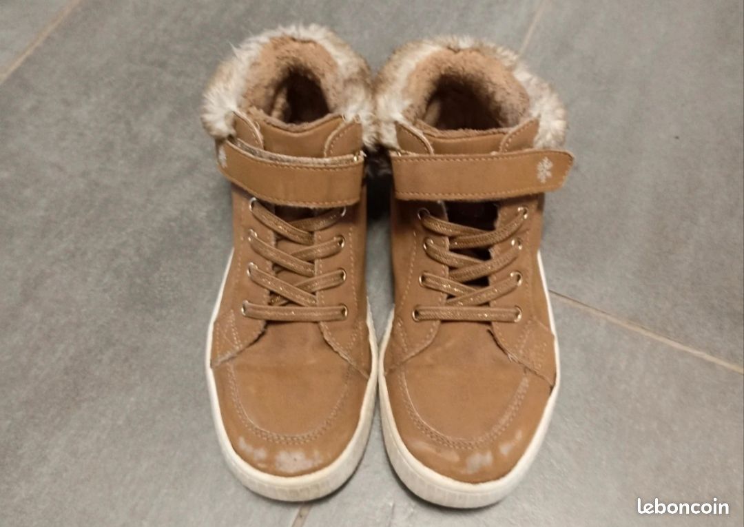 Baskets montantes fille taille 30 (image 3)