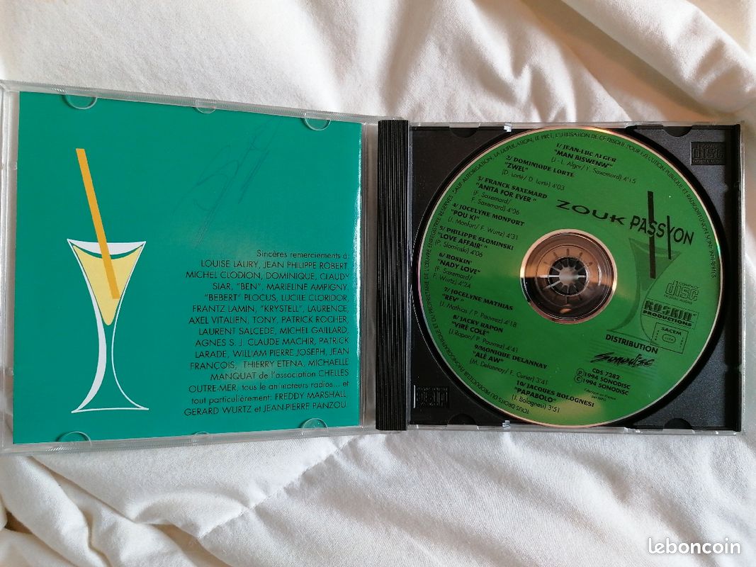 Zouk passion cd dance musical original bon état (image 2)