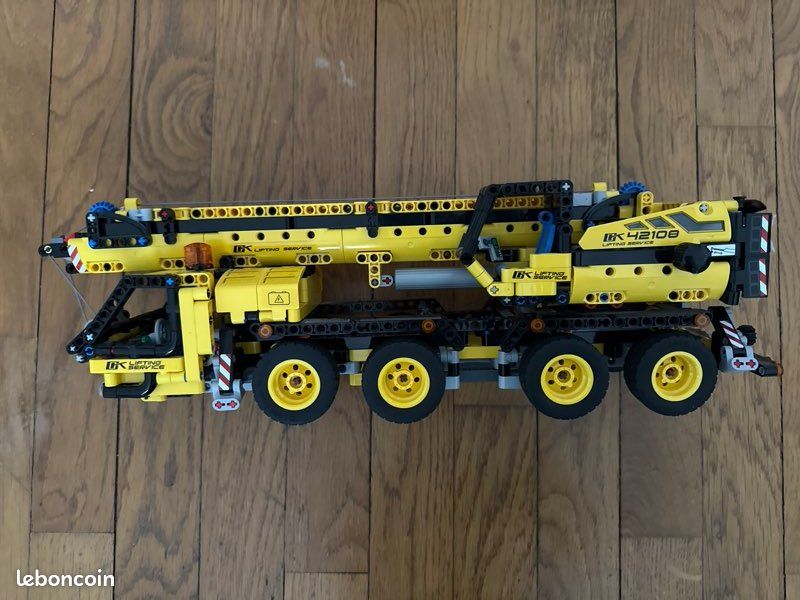 Lego technique 42108 la grue mobile jaune (image 6)