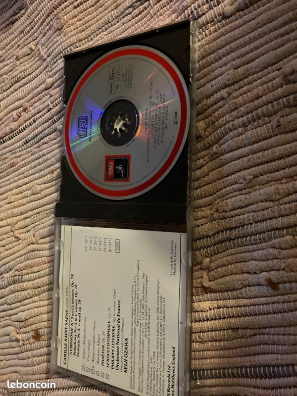 Cd Saint-Saens symphonie 3 Seiji Ozawa (image 4)