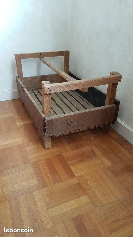 Portant bois avec pied (image 2)