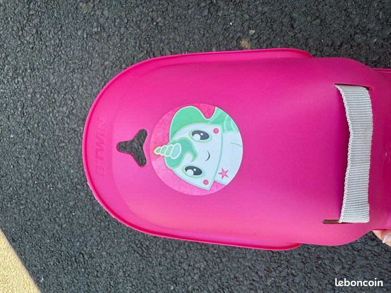 Vélo enfant fille décathlon 14p avec accessoires (image 4)