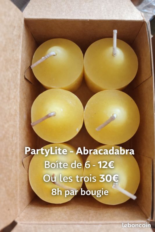 Offre sur les bougies & galets de cire – Bougie PartyLite par Cécile