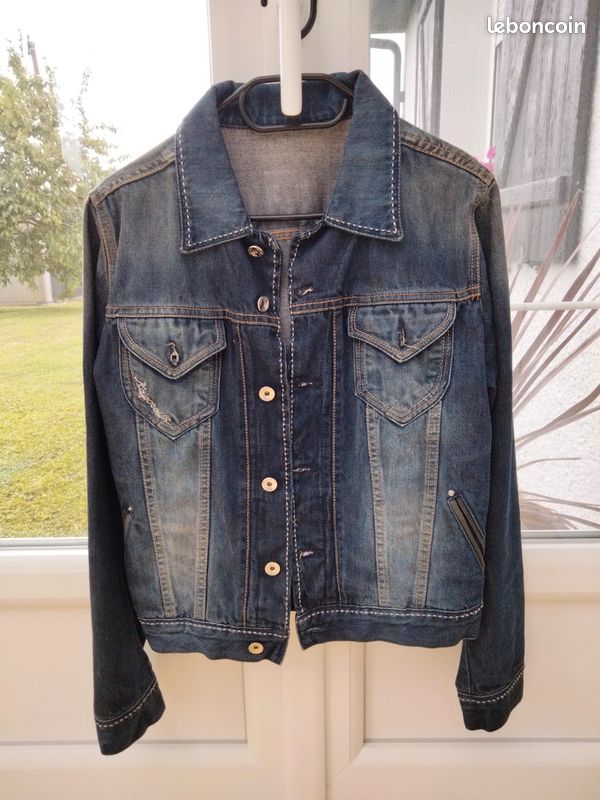 Odac Blouson Cuir Homme 2020 Odac Veste En Jean Homme Kaporal