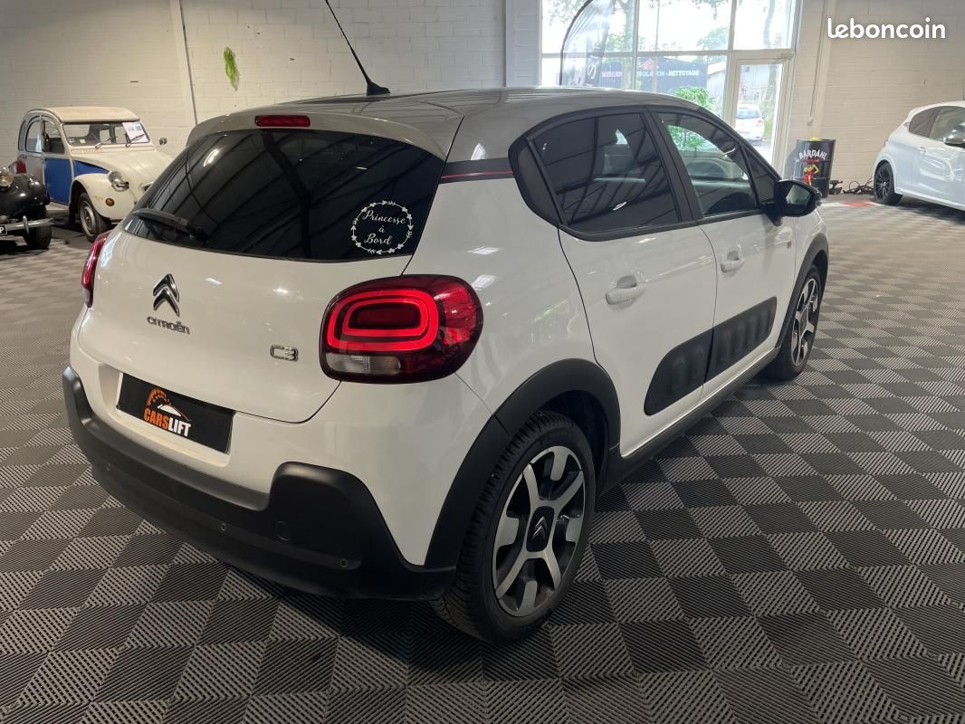 Citroën C3 110CH ELLE -BOITE AUTOMATIQUE-HISTORIQUE CITROEN-DISTRIBUTION NEUVE-CAMERA DE RECUL-GA... (image 5)