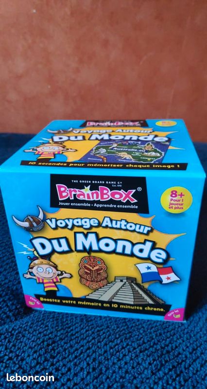 Jeu de société Brainbox Voyage Autour Du Monde (image 4)