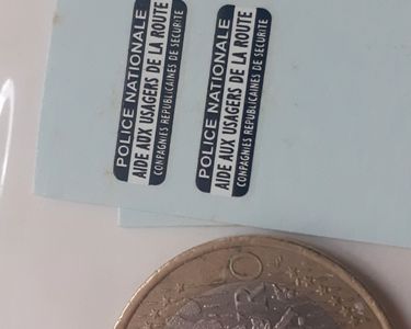 Décalcomanies (decals) 1/87 Pour Renault Estafette Gendarmerie/Police - Échelle HO - Occasion Avec Défauts