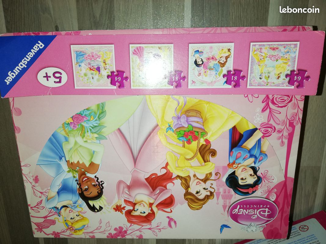 Coffret 4 puzzles disney (image 1)