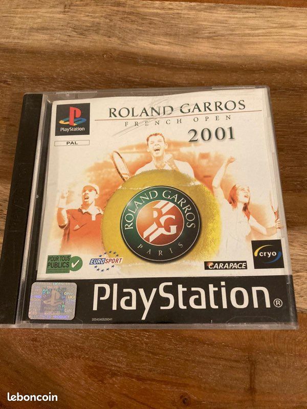 Rolland garros 2001 jeu PS1 (image 1)
