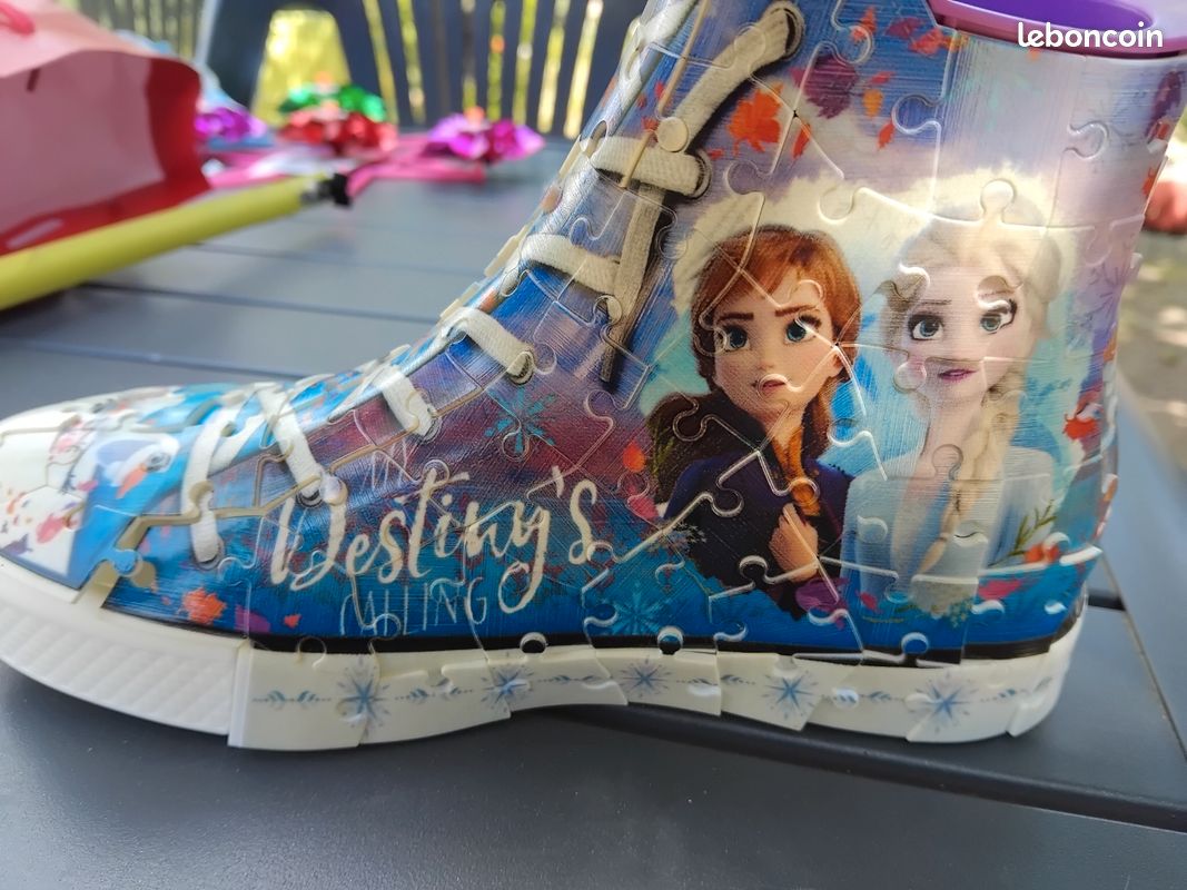 Baskets puzzle la reine des neiges (image 1)